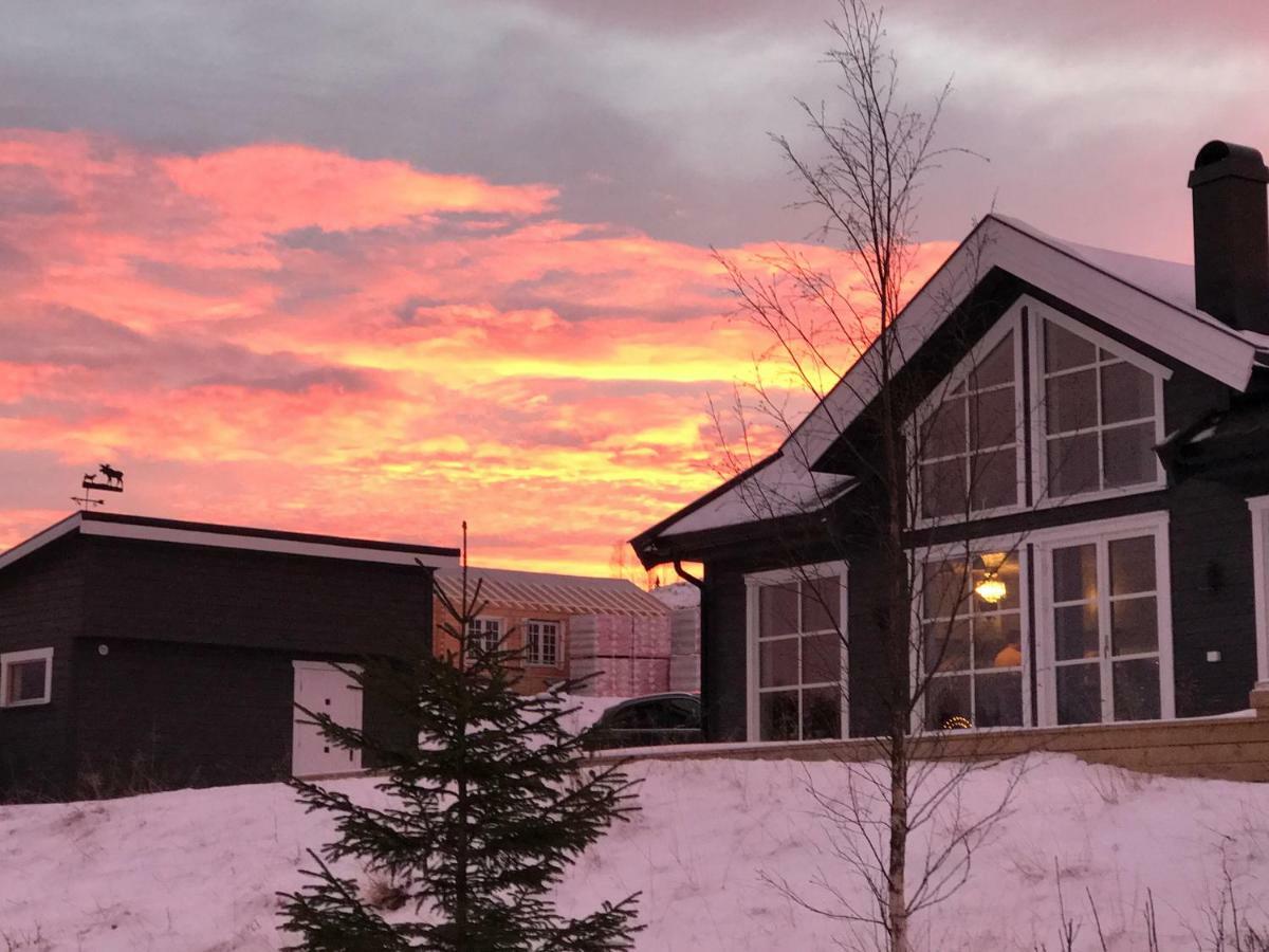 Luxury Mountain Villa Strandlykkja Exterior foto